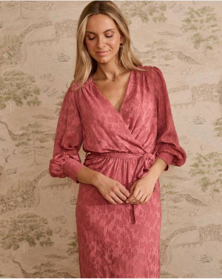 Polín Et Moi Emilia Mid Lenght Dress Dresses And Jumpsuits Women Raspberry - 4