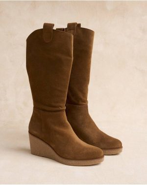 Polín Et Moi Leather Women Footwear Cureu00F1A Leather Boots - 1