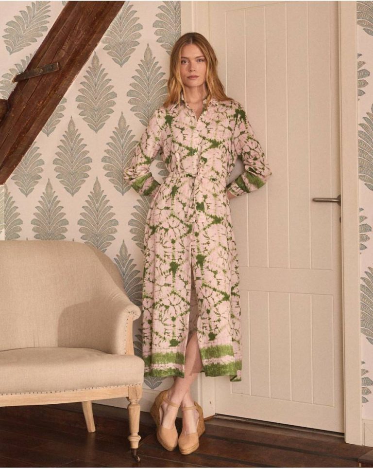 Polín Et Moi Lirian Print Dress Women Dresses And Jumpsuits Kaki - 1