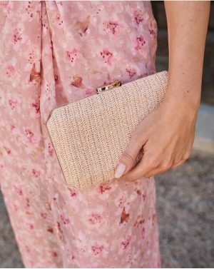 Polín Et Moi Raffia Pablina Bag Camel Women Bags - 1