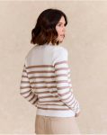 Polín Et Moi Women Eugenia Striped Sweater Raw Cardigans And Sweaters - 5