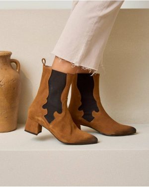 Polín Et Moi Women Footwear Leather Abbas Leather Ankle Boots - 1