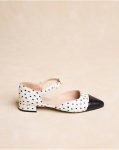 Polín Et Moi Women Mary Jane Dots Belanna Flats Black - 2