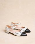 Polín Et Moi Women Mary Jane Dots Belanna Flats Black - 3