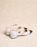 Polín Et Moi Women Mary Jane Dots Belanna Flats Black - 4