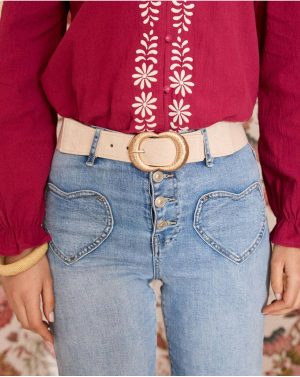 Priscila Elastic Belt Raw Belts Women Polín Et Moi - 1