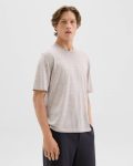 Relaxed Tee In Regal Wool Men Light Heather Barley Loungewear Theory - 2