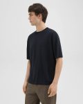 Relaxed Tee In Regal Wool Navy Theory Loungewear Men - 2