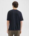 Relaxed Tee In Regal Wool Navy Theory Loungewear Men - 3