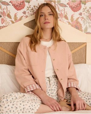 Rose Polín Et Moi Olivia Denim Jacket Blazer And Jackets Women - 1