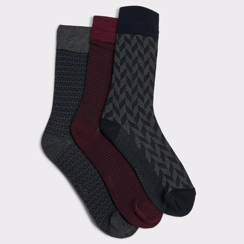 Samuell Dark Grey Men's Socks Socks Aldo Dark Grey Men - 1