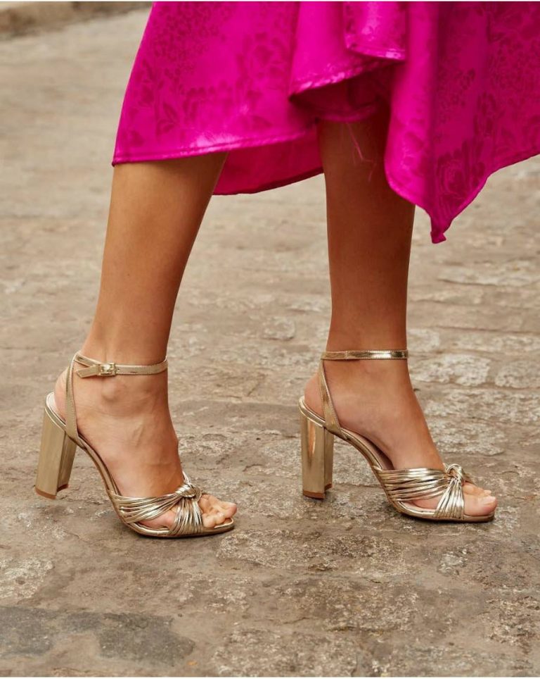 Sandals Gold Knotted Clotis Sandal Women Polín Et Moi - 3