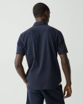 Shirts Irving Short-Sleeve Shirt In Structure Knit Eclipse Men Theory - 3