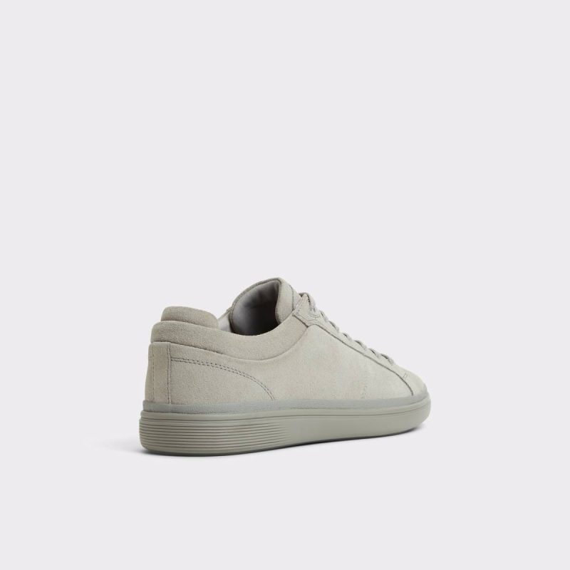 Sneakers Men Aldo Finespec Light Grey Leather Suede Men's Low Top Light Grey Leather Suede - 2