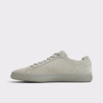 Sneakers Men Aldo Finespec Light Grey Leather Suede Men's Low Top Light Grey Leather Suede - 3