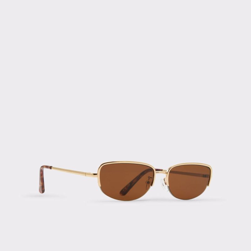 Sunglasses Aldo Lexara Gold Women's Square Women Gold - 2