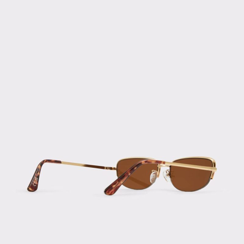 Sunglasses Aldo Lexara Gold Women's Square Women Gold - 3