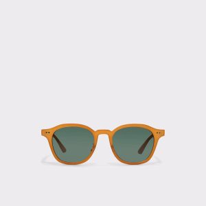 Sunglasses Men Kasienx Dark Yellow Men's Round Dark Yellow Aldo - 1