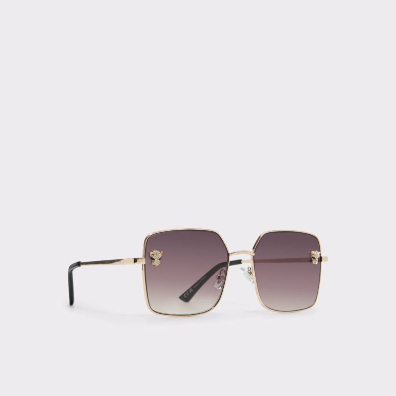 Sunglasses Women Gold Agafiyaw Gold Women's Square Aldo - 2