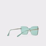 Sunglasses Women Romashin Light Green Women's Square Light Green Aldo - 3