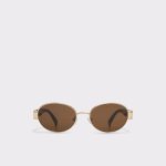 Sunniesclubx Gold Men's Round Men Gold Sunglasses Aldo - 1
