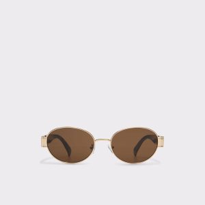 Sunniesclubx Gold Men's Round Men Gold Sunglasses Aldo - 1