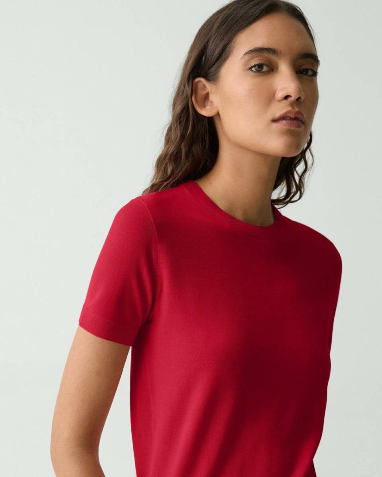 Sweater Tee In Regal Wool Cherry Theory Sweaters + Cardigans Women - 4
