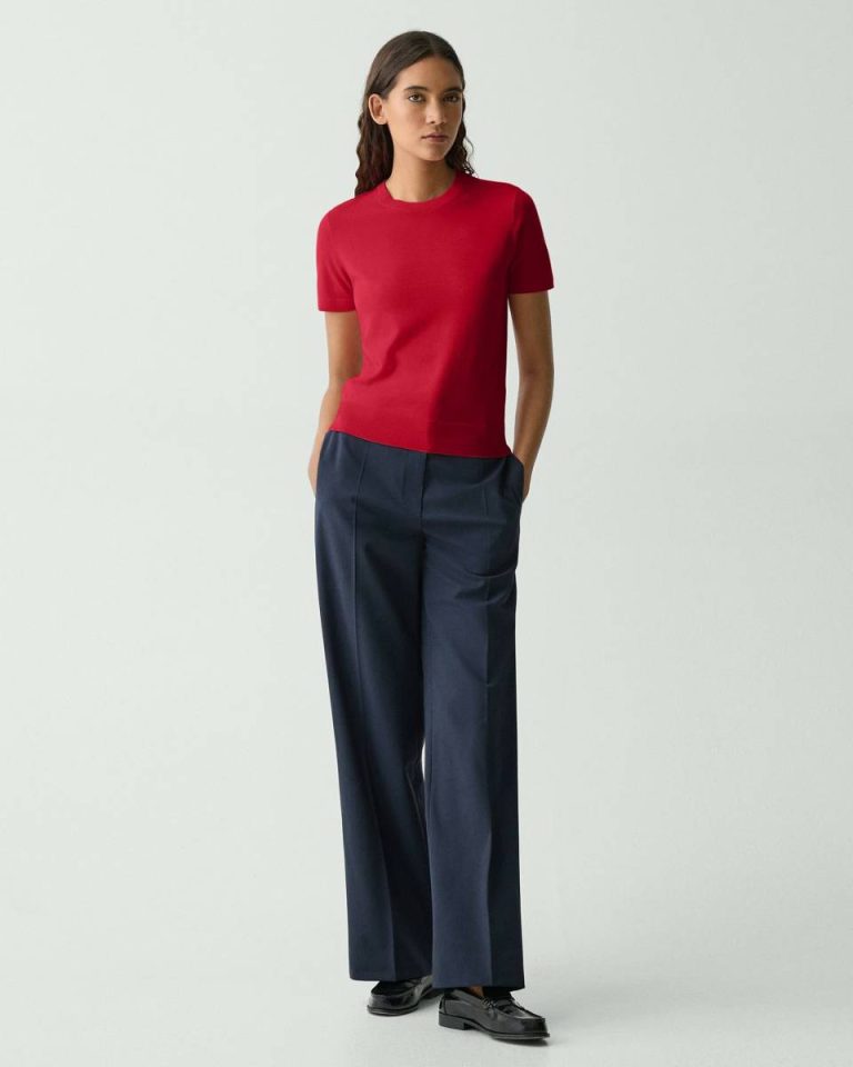 Sweater Tee In Regal Wool Cherry Theory Sweaters + Cardigans Women - 5
