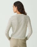 Sweaters + Cardigans Cropped Cardigan In Linen-Blend Theory Light Parchment Multi Women - 3
