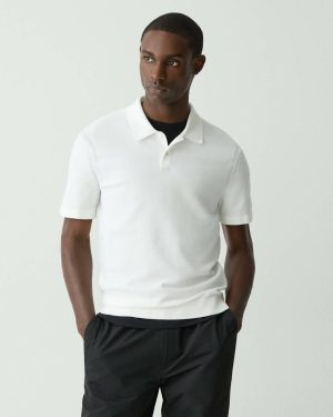 Sweaters + Cardigans Goris Polo Shirt In Light Bilen Men White Theory - 1