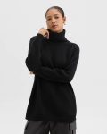 Sweaters + Cardigans Theory Turtleneck Sweater In Cashmere Women Black - 1