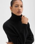 Sweaters + Cardigans Theory Turtleneck Sweater In Cashmere Women Black - 4