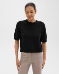 Sweaters + Cardigans Women Cropped Tee In Cashmere Black Theory - 2