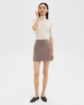 Sweaters + Cardigans Women New Ivory Theory Leenda Short-Sleeve Turtleneck In Regal Wool - 5