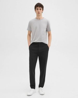 Terrance Jogger In Precision Ponte Men Black Pants Theory - 1