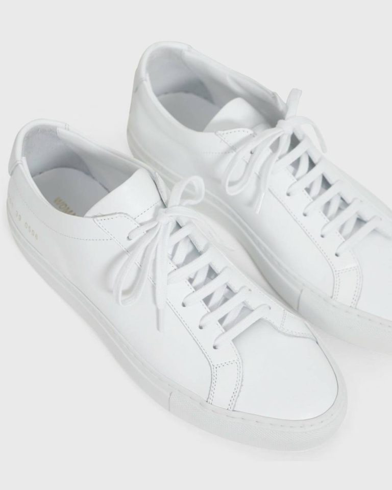Theory Common Projects Women's Original Achilles Sneakers White Women Shoes - 5