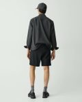 Theory Curtis Drawstring Short In Precision Ponte Black Men Pants - 3