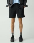 Theory Curtis Drawstring Short In Precision Ponte Black Men Pants - 4