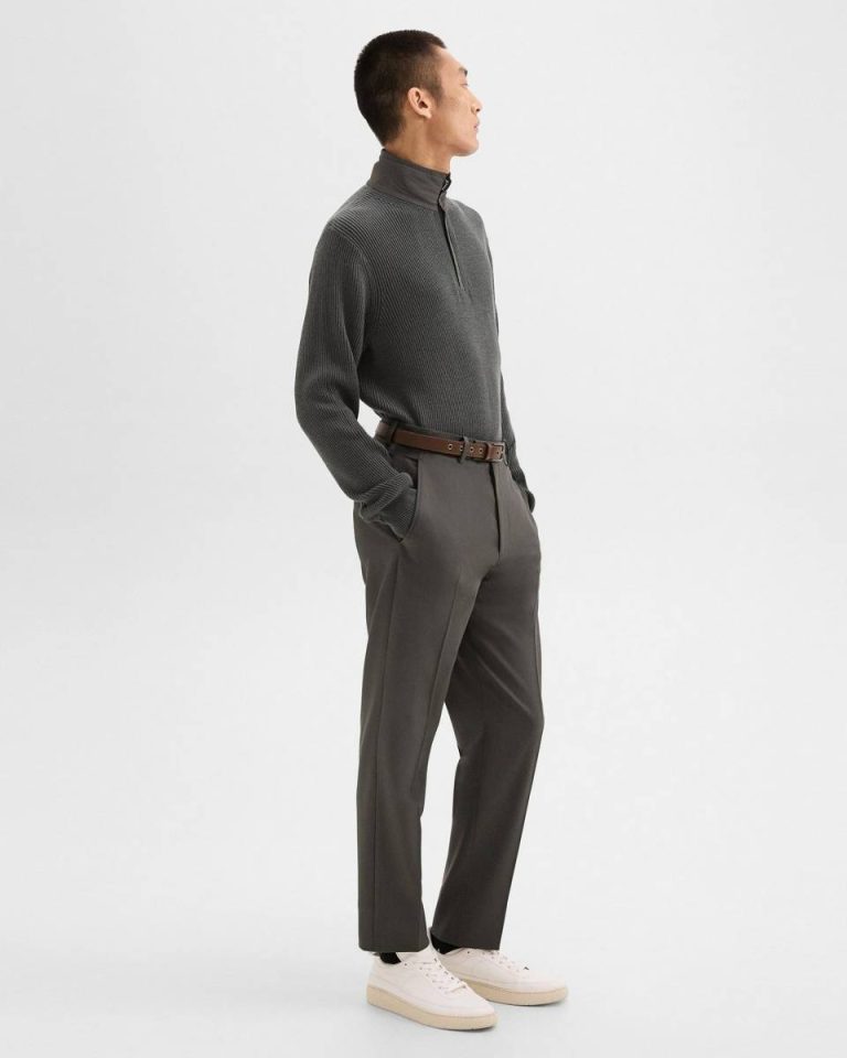 Theory Dusk Pants Relaxed Pant In Wool Gabardine Men - 2