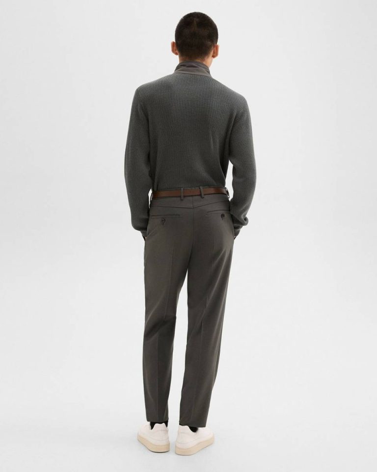 Theory Dusk Pants Relaxed Pant In Wool Gabardine Men - 3