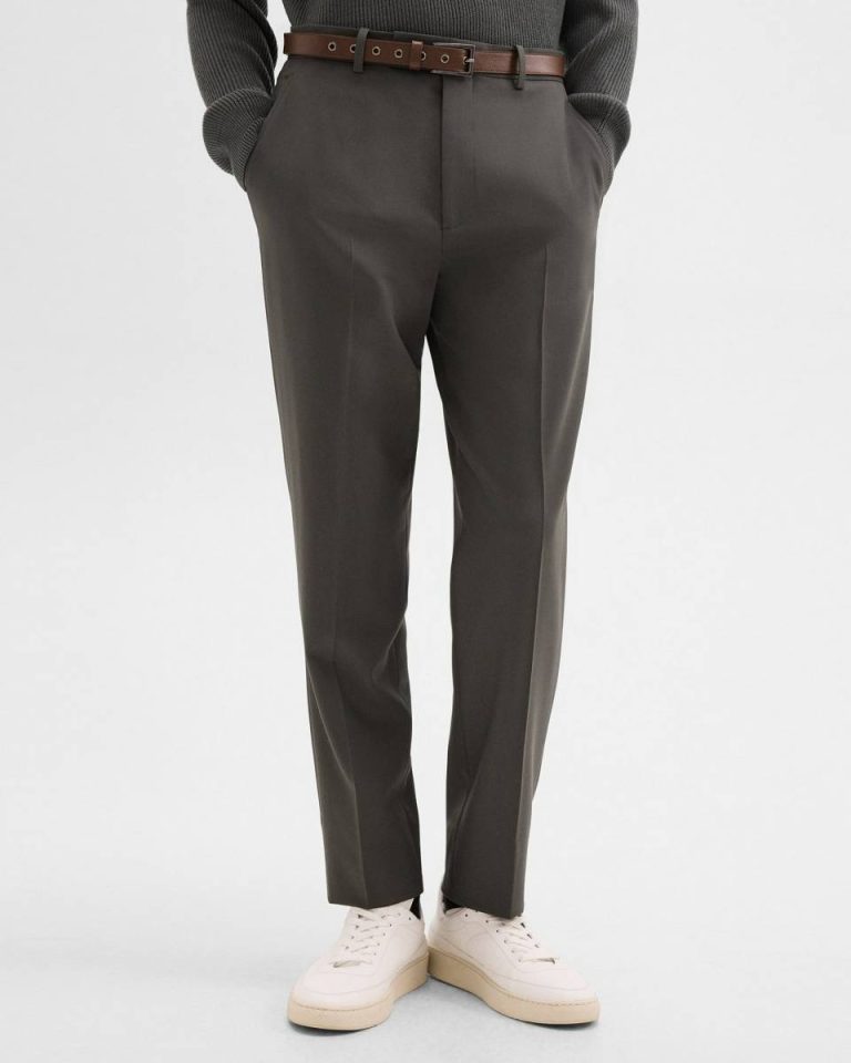 Theory Dusk Pants Relaxed Pant In Wool Gabardine Men - 4