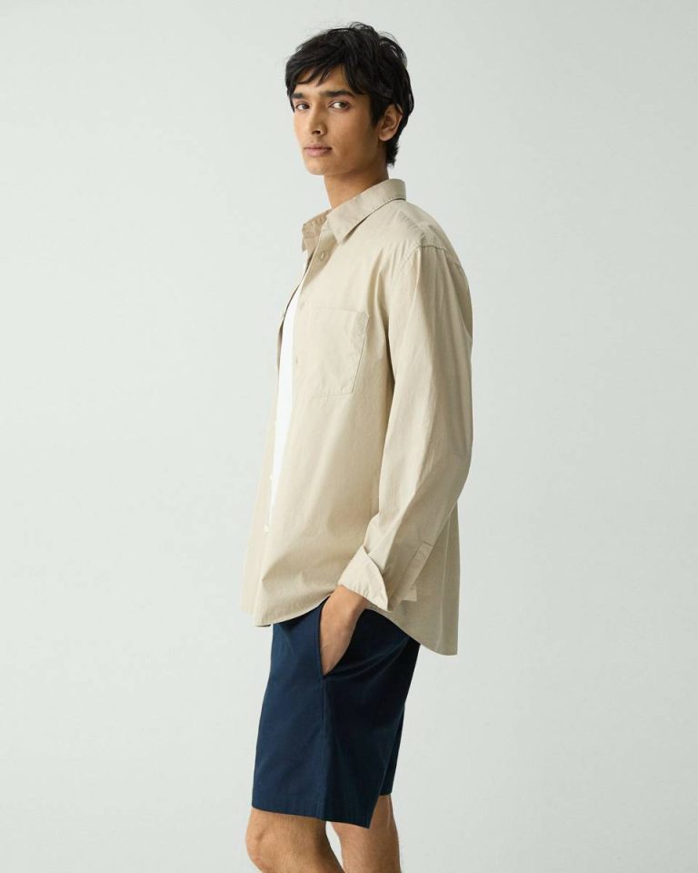 Theory Earl Grey Men Weekend Shirt In Cotton Shirts - 2