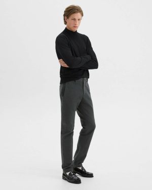 Theory Graphite Pants Men Zaine Pant In Moleskin Twill - 1