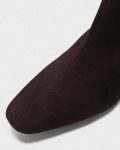 Theory Hickory Women Zip Bootie In Suede Shoes - 5