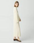 Theory Ivory Bouclé Midi Dress In Cotton-Blend Women Dresses - 2