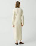 Theory Ivory Bouclé Midi Dress In Cotton-Blend Women Dresses - 3