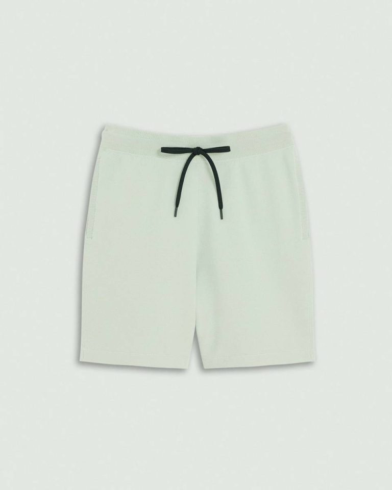 Theory Light Greenstone Men Pants Sweat Short In Light Bilen - 5