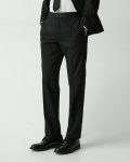 Theory Men Pants Black Mayer Tuxedo Pant In Stretch Wool - 4