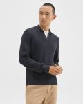 Theory Men Sweaters + Cardigans Johnny Collar Sweater In Merino Wool New Pestle Melange - 1