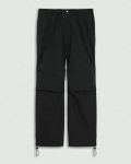 Theory Men Wide-Leg Drawstring Pant In Cotton-Blend Pants Black - 5